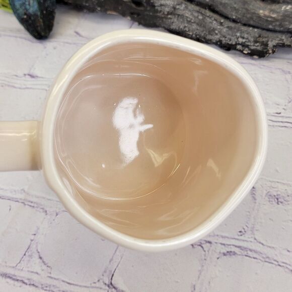 Rae Dunn CUTE CHICK White/Yellow Double-Sided Ceramic Mug - Picture 4 of 7